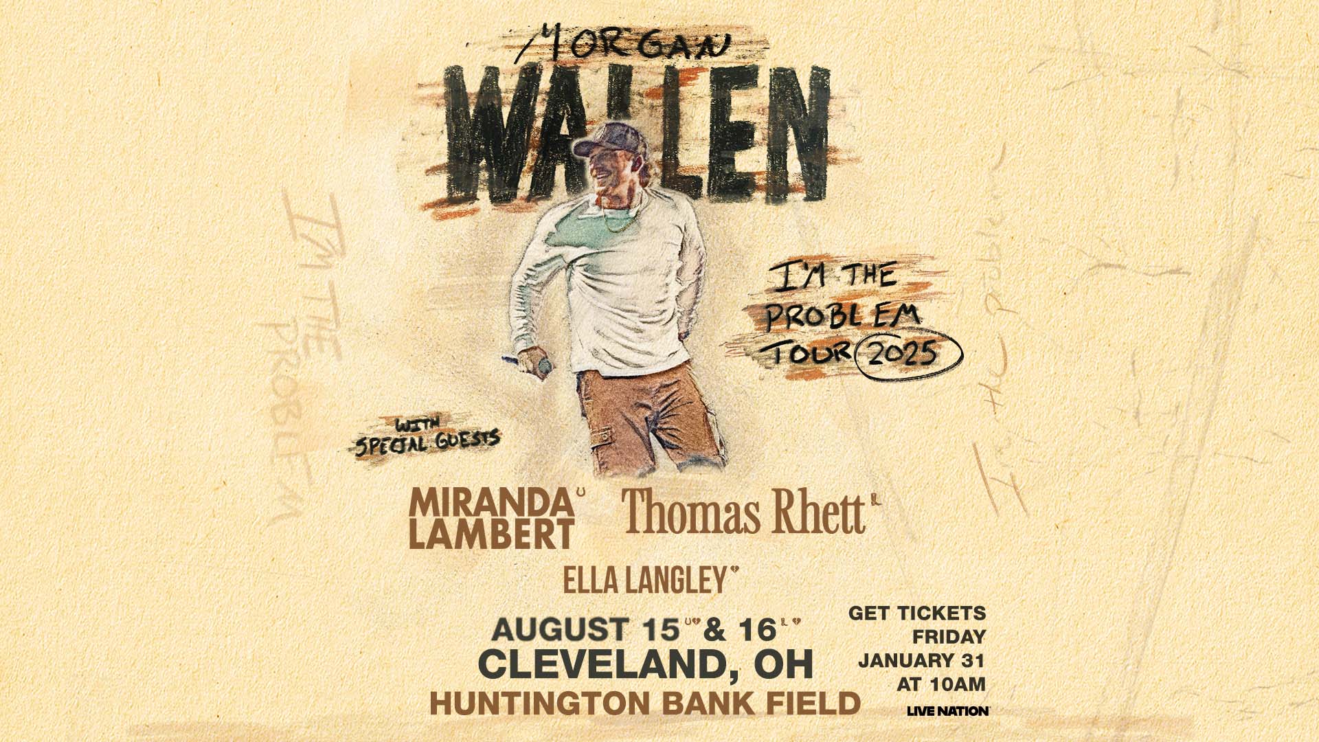 Wallen, ‘I’m the Problem’ Tour Huntington Bank Field